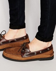 Замшевые мокасины Sperry Topsider - Коричневый
