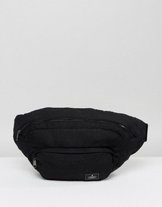 Большая сумка-кошелек на пояс с массивной застежкой-молнией ASOS - Черный
