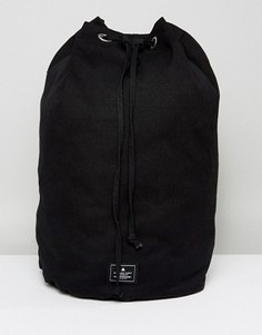 Черный парусиновый рюкзак ASOS - Черный