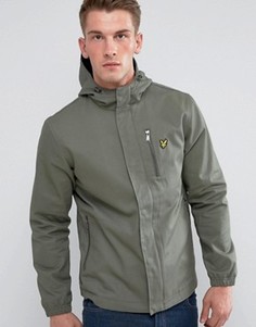 Зеленая куртка с капюшоном и асимметричным подолом Lyle & Scott - Зеленый