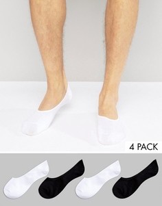 Набор из 4 пар низких носков Jack & Jones - Мульти