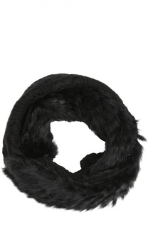 Вязаный шарф с отделкой из меха кролика Diane Von Furstenberg