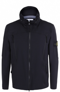 Куртка на молнии с потайным капюшоном Stone Island