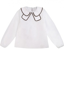 Блуза с контрастной отделкой Stella Jean