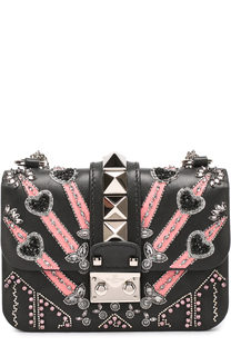 Сумка Glam Lock Loveblade mini с кристаллами Valentino