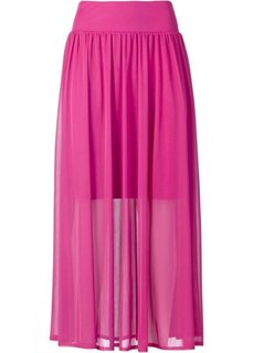 Длинная прозрачная юбка (цвет фуксии) Bonprix