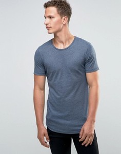 Длинная футболка Jack & Jones Premium - Темно-синий