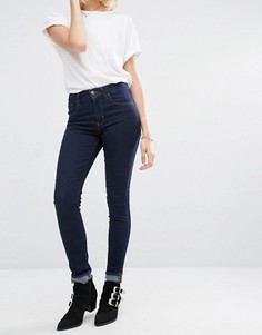 Облегающие джинсы с завышенной талией Levis 721 - Синий