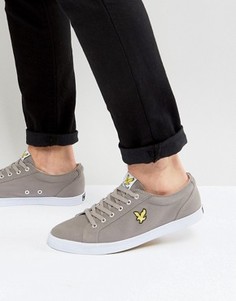 Серые кеды Lyle And Scott Hawker - Серый