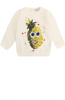 Хлопковый свитшот с принтом Stella McCartney