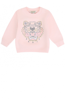 Хлопковый свитшот с вышивкой Kenzo
