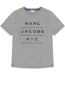 Хлопковая футболка с принтом Marc Jacobs