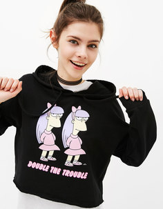 Толстовка с капюшоном the simpsons Bershka