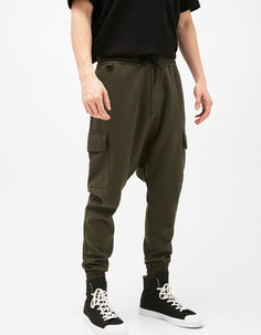 Спортивные брюки карго в стиле бэгги Bershka