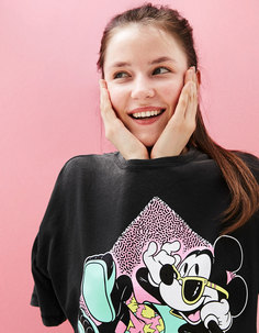 Майка с принтом mickey 80&#39;s Bershka