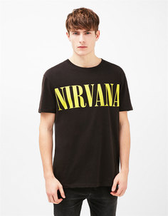 Футболка  nirvana Bershka