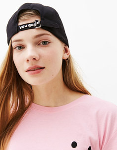 Кепка с надписью you go girl! Bershka