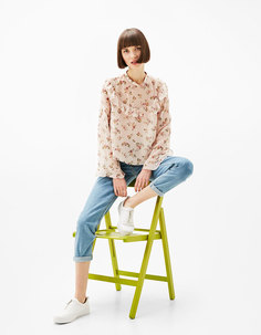 Блузка с принтом Bershka