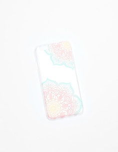 Чехол с рельефным узором пастельных цветов для iphone 6/6s Bershka