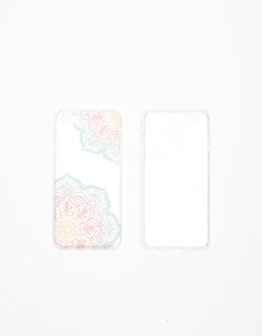 Чехол с рельефным узором пастельных цветов для iphone 7 Bershka