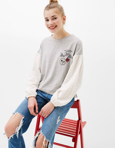 Футболка с рукавами Bershka