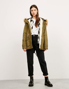 Хлопковая парка bsk Bershka