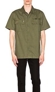 Mission military button down - Obey