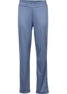 Трикотажные брюки с лампасами (синий) Bonprix