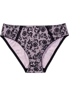 Трусики (черный/розовый с рисунком) Bonprix