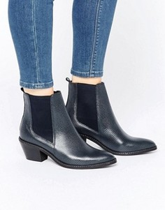 Ботинки челси в стиле вестерн H By Hudson Celeste - Темно-синий