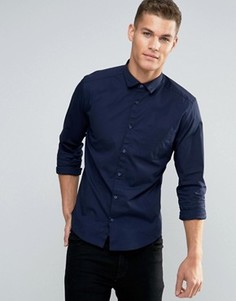 Эластичная рубашка Esprit - Темно-синий