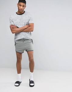 Трикотажные шорты для бега ASOS - Зеленый