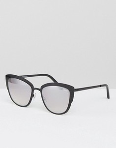 Солнцезащитные очки кошачий глаз Quay Australia Super Girl - Черный