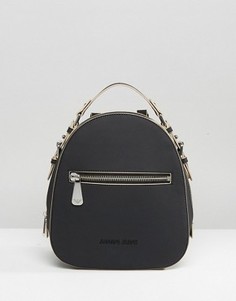 Черный рюкзак с тисненым логотипом Armani Jeans - Черный
