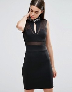 Облегающее платье Sistaglam - Черный