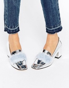 Лоферы ASOS STAY COOL - Серебряный