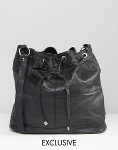 Кожаная сумка Reclaimed Vintage - Черный