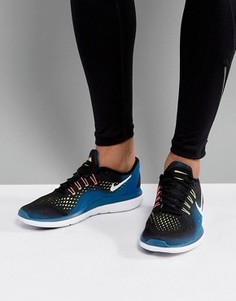 Синие кроссовки Nike Running Flex 2017 898457-003 - Синий
