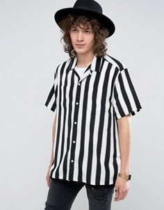 Oversize-рубашка с отложным воротником ASOS - Белый