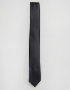 Черный однотонный галстук Gianni Feraud - Черный