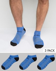 3 пары низких спортивных носков Jack & Jones Tech - Синий