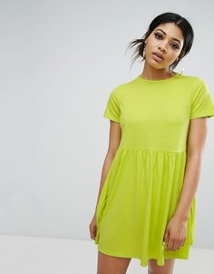 Свободное платье-футболка Daisy Street - Зеленый