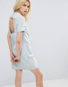 Джинсовое платье с открытой спиной Cheap Monday - Синий