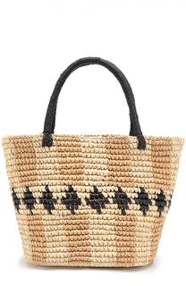 Плетеная сумка с орнаментом Sensi Studio