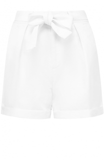 Мини-шорты с защипами и поясом Polo Ralph Lauren
