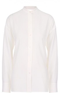 Блуза с запахом и разрезом на спинке Helmut Lang