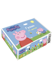 Гуашь 12 цветов Peppa Pig