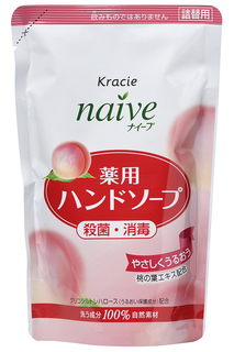 Мыло жидкое для рук "Naive" KRACIE