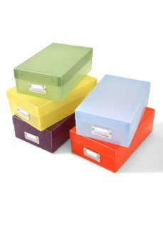 Многофункциональные коробки для хранения (5 шт.) (разные цвета) Bonprix