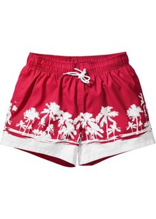 Пляжные шорты Regular Fit (красный) Bonprix